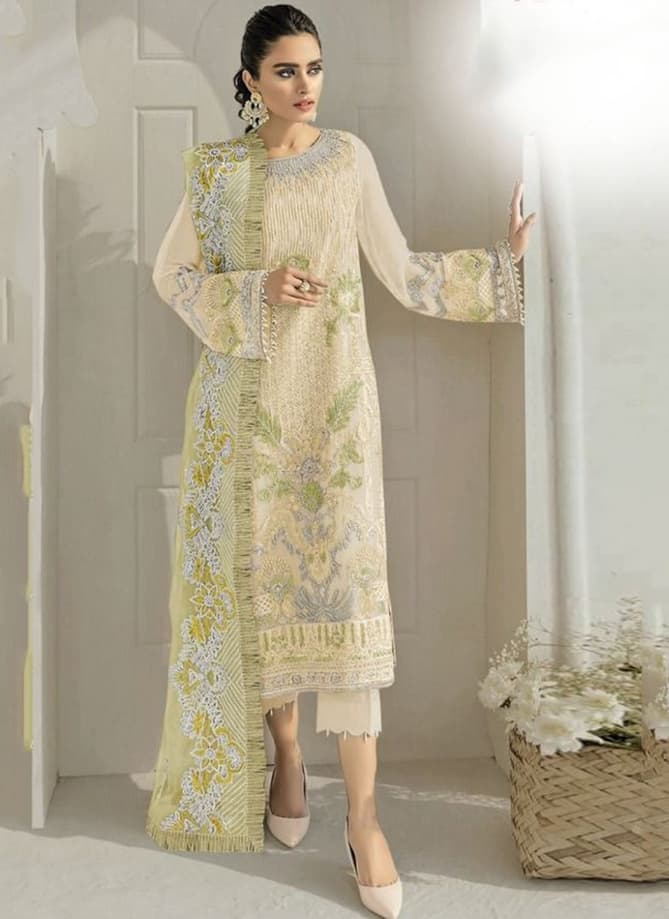 Dinsaa New Designer Party Wear Georgette Salwar Suit Collection